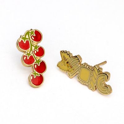 Earring - Stud: Tomatoes &amp; Pasta