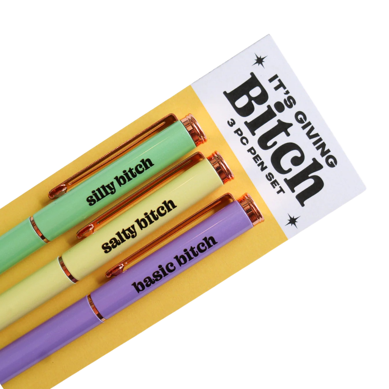 Pens - Set of 3: It's Giving Bitch