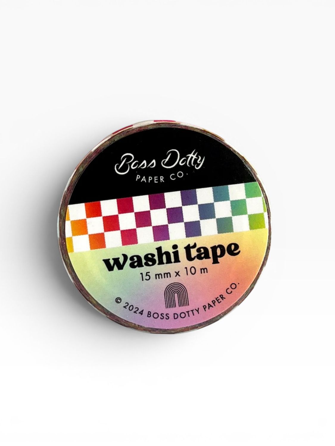 Washi Tape - Rainbow Check