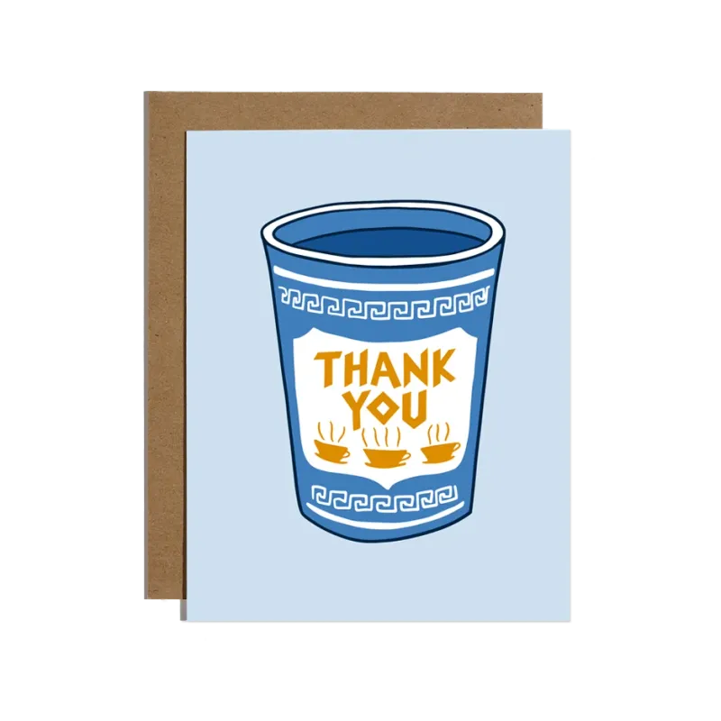 Card - Thank You: NYC Coffee Cup