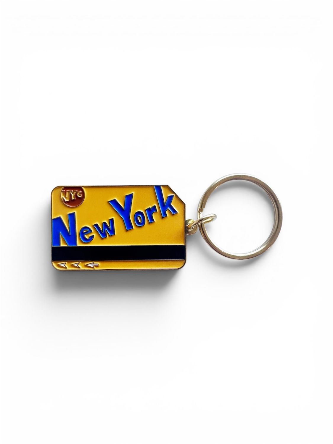 Keychain - Enamel: New York Metrocard