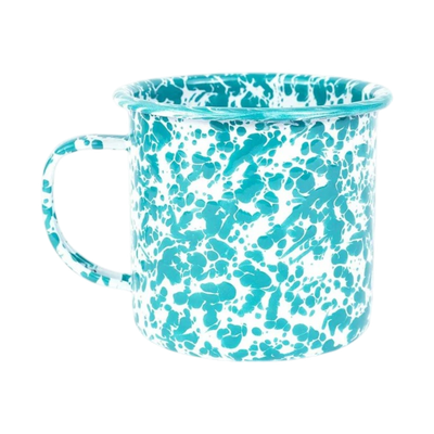 Mug - Turquoise Splatter 16oz