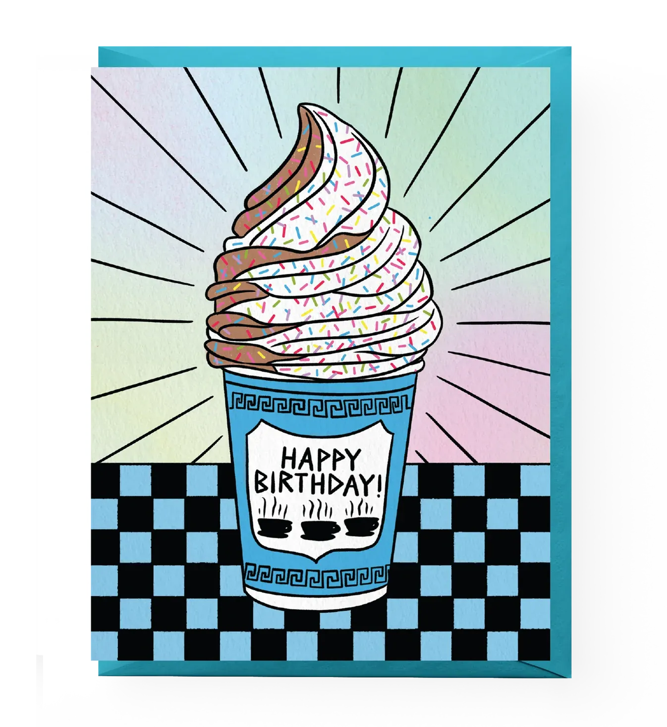 Card - Birthday: Deli Cup soft serve