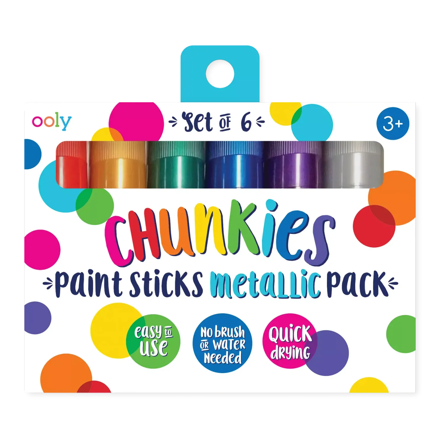 Chunkies Paint Sticks Metallic (set of 6)