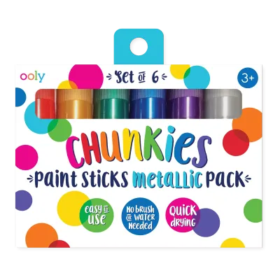 Chunkies Paint Sticks Metallic (set of 6)