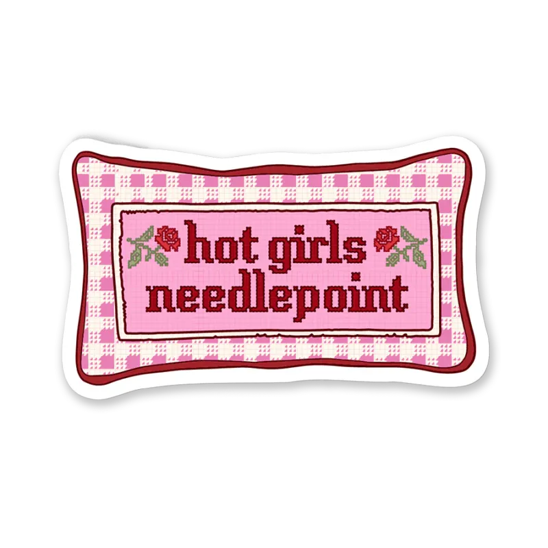 Sticker - Hot Girls Needlepoint