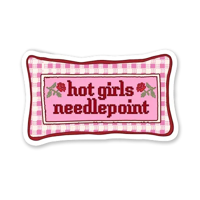 Sticker - Hot Girls Needlepoint