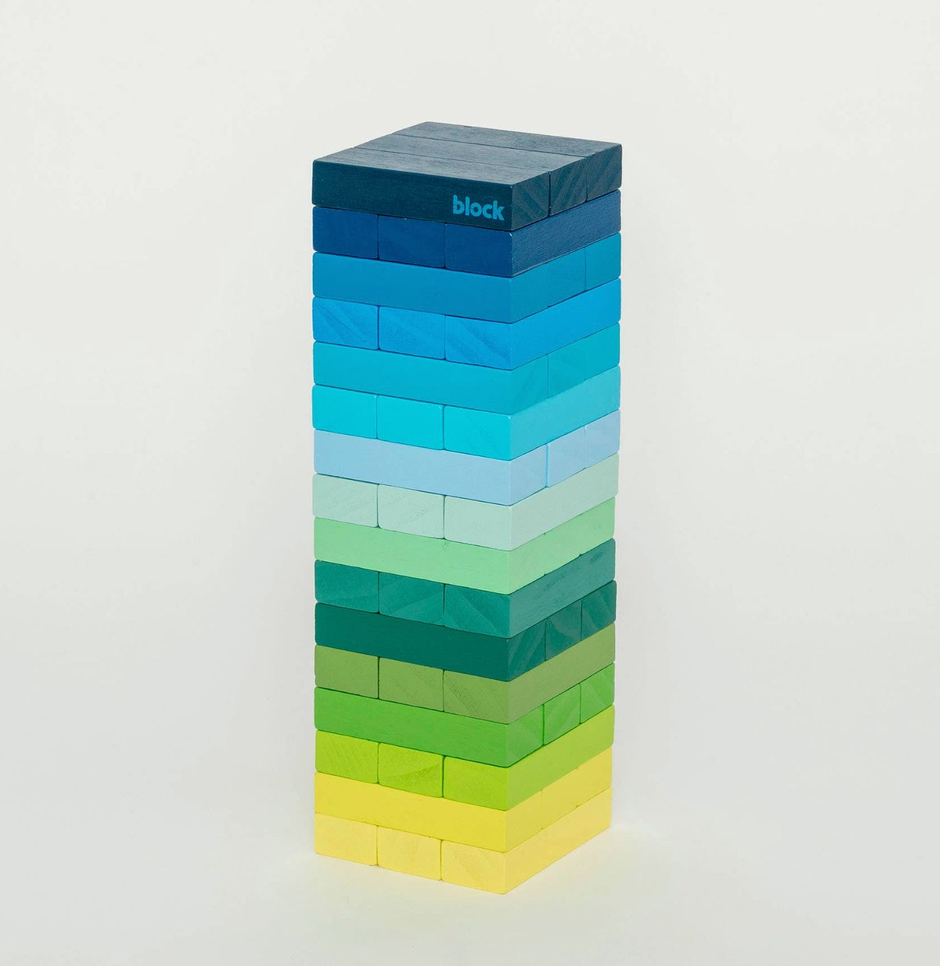 Game - Tumbling Tower Gradient Cool Blocks