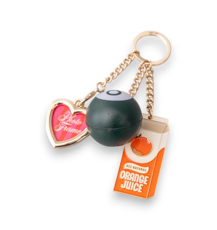 Fidget Keychain - Orange Juice