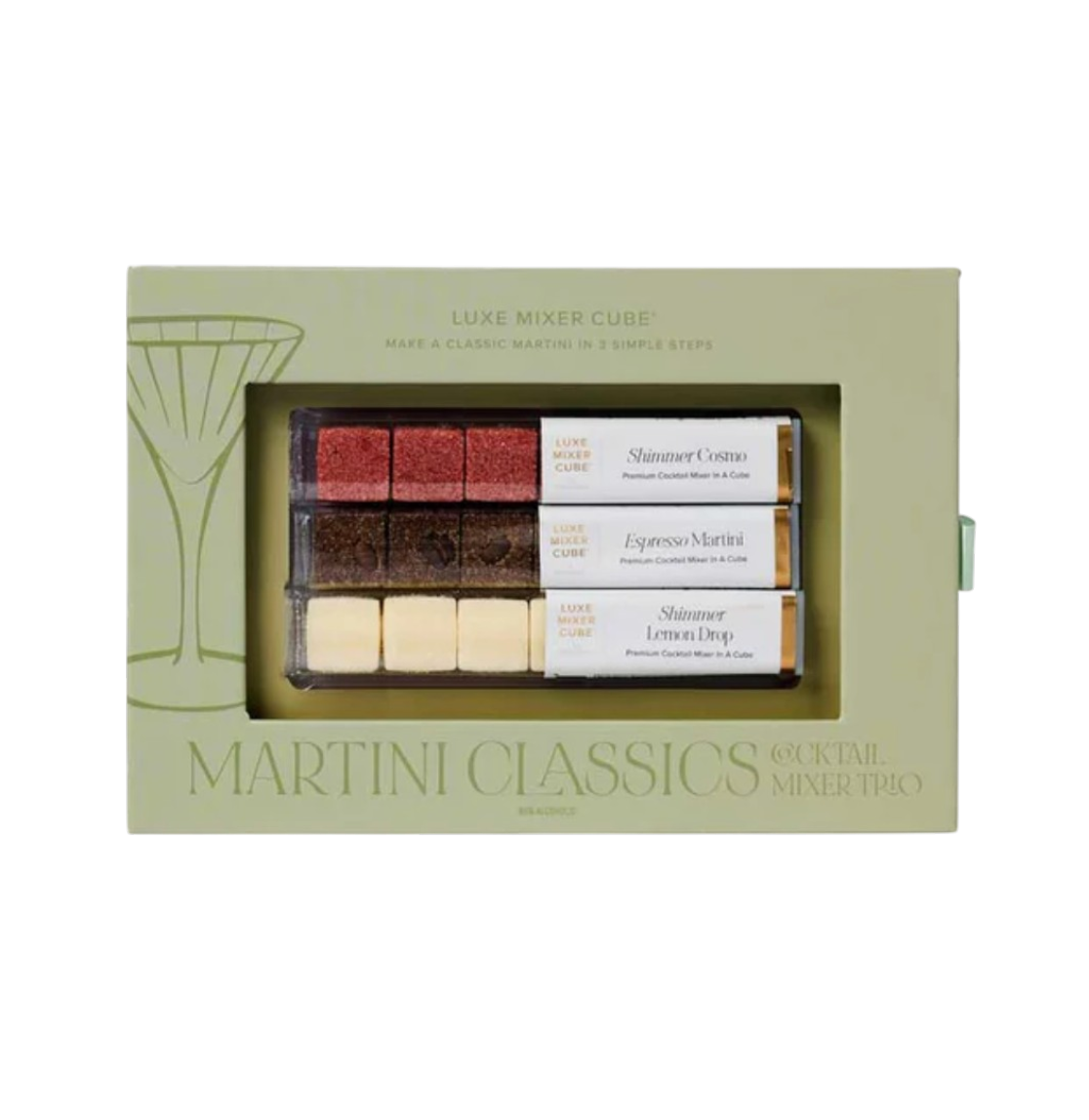 Cocktail Mixer Cubes - Martini Classics Set