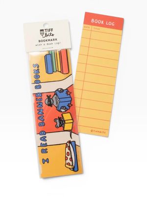 Bookmark - Banned Books Pigeon &amp; Rat Book Log
