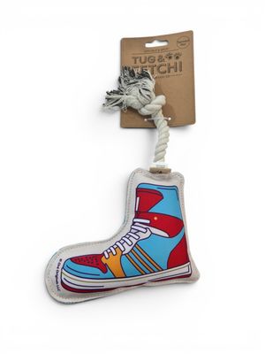 Dog Toy - Tug &amp; Fetch High Top Sneaker