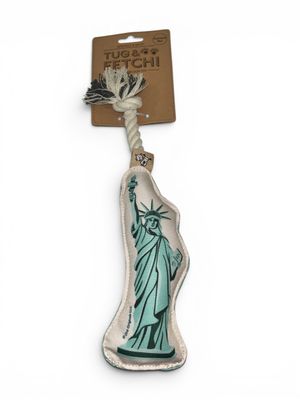 Dog Toy - Tug &amp; Fetch Statue of Liberty