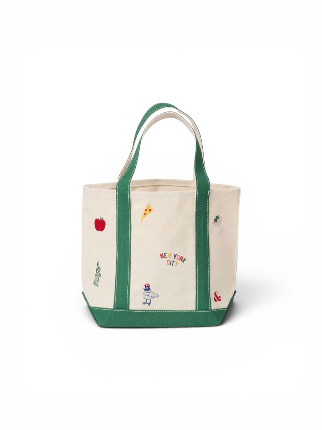 Tote - Embroidered New York Icons Small