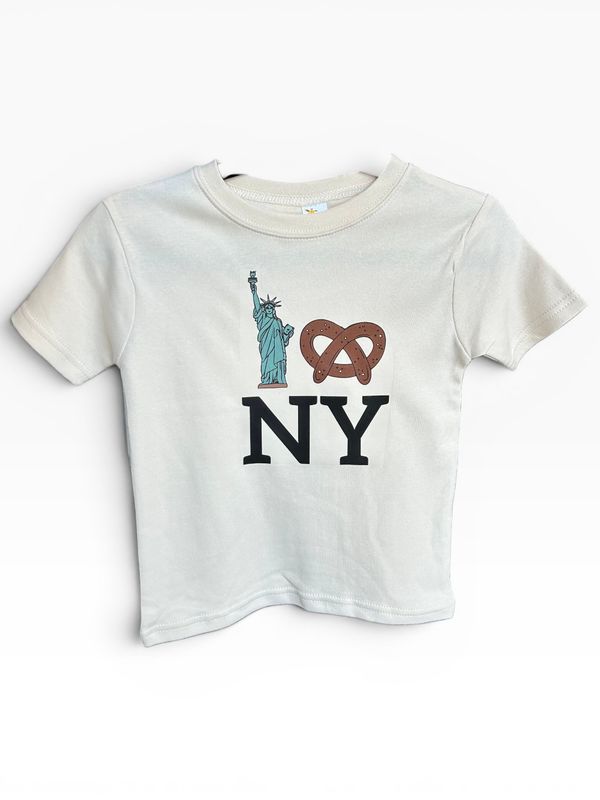 T-shirt Kids - I Love NY Statue of Liberty Pretzel