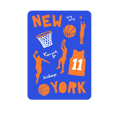 Sticker - New York Basketball Silhouette