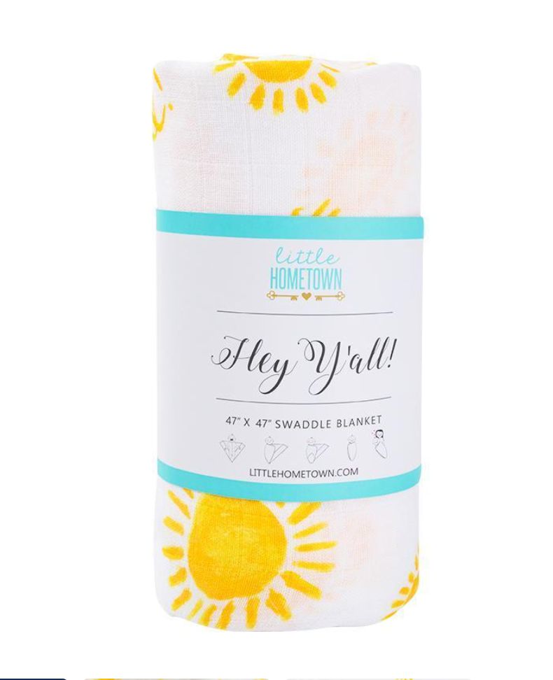 Baby Swaddle - Sunshine Hey Y'all