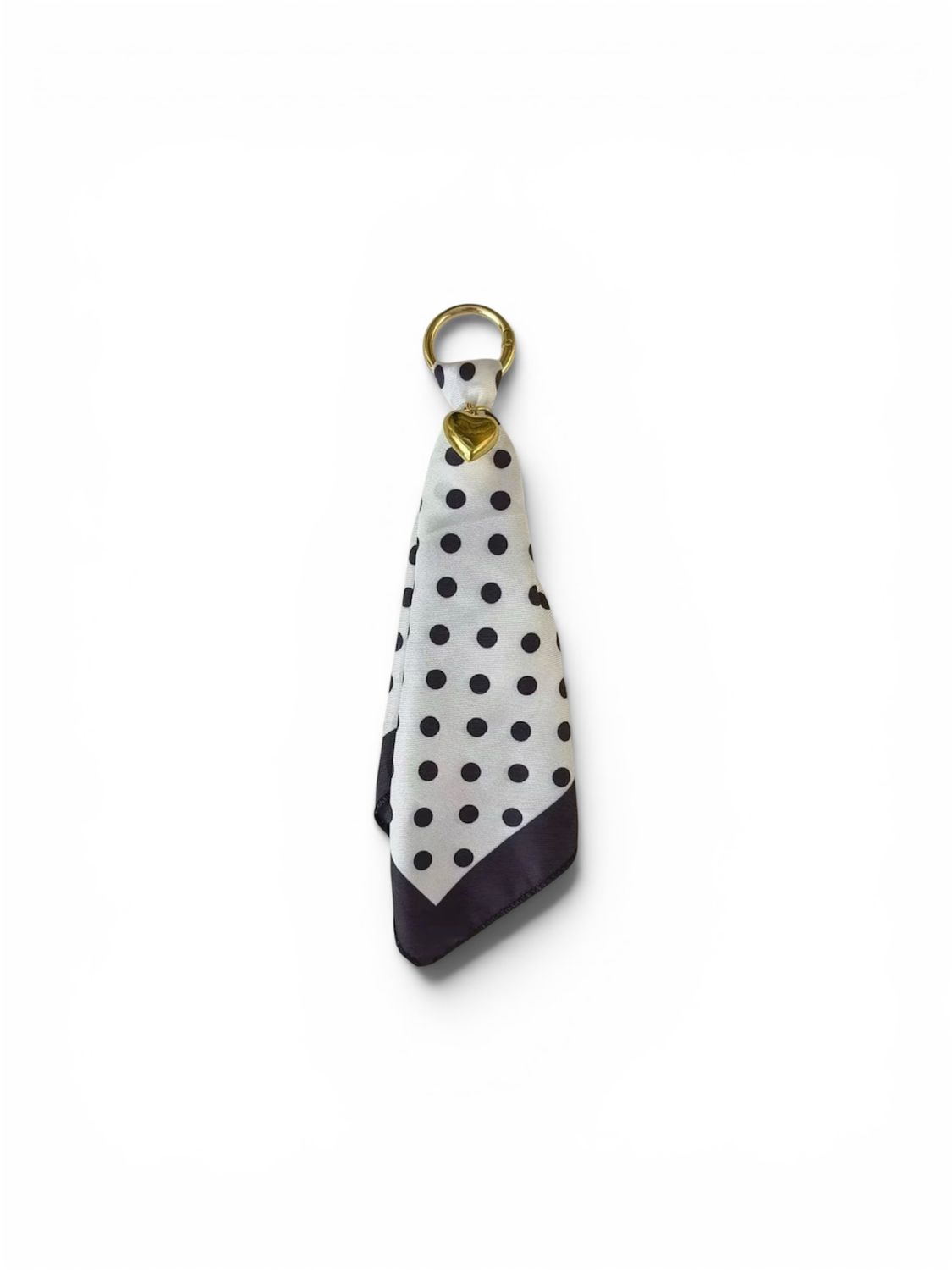 Bag Charm - Scarf Polka Dot
