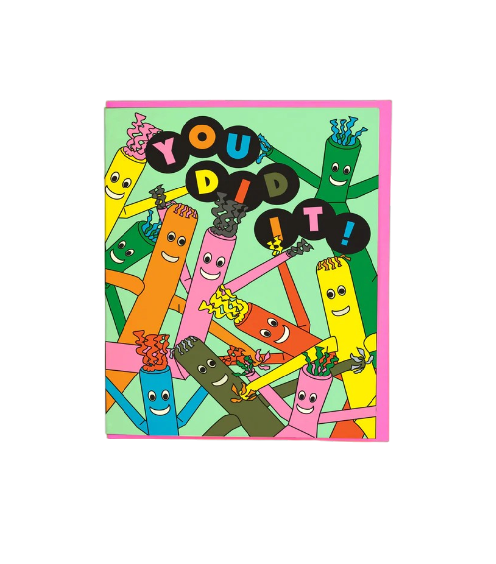 Card - Congrats: You Did it Air Dancers
