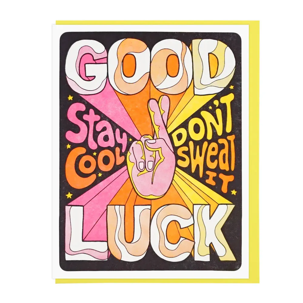 Card - Congrats: Good Luck, Stay Cool