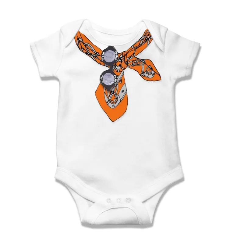 Onesie - Scarf: 6-9M