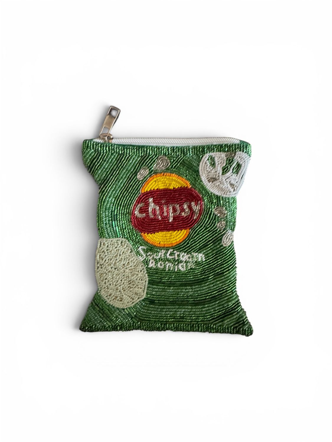Beaded Coin wallet - Sour Cream Chipsy