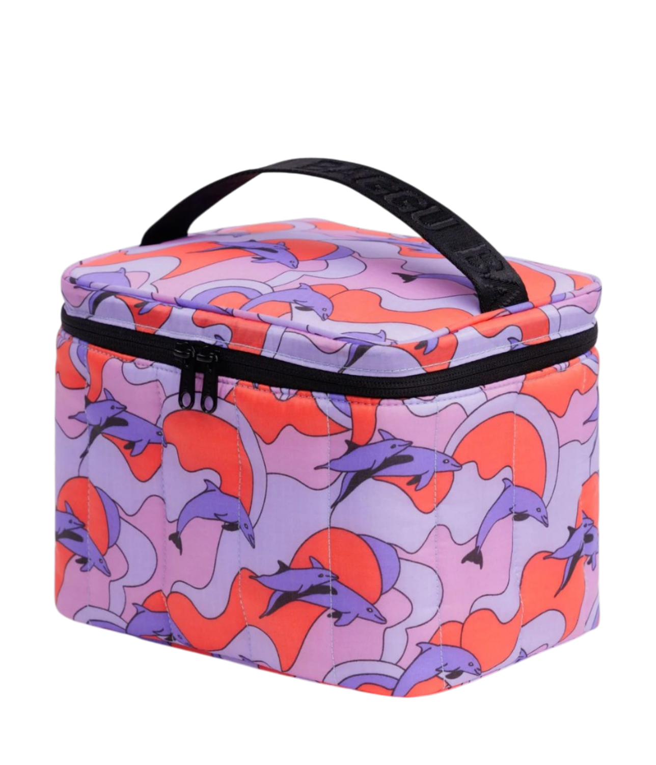 Puffy Lunch Bag:  Dolphins