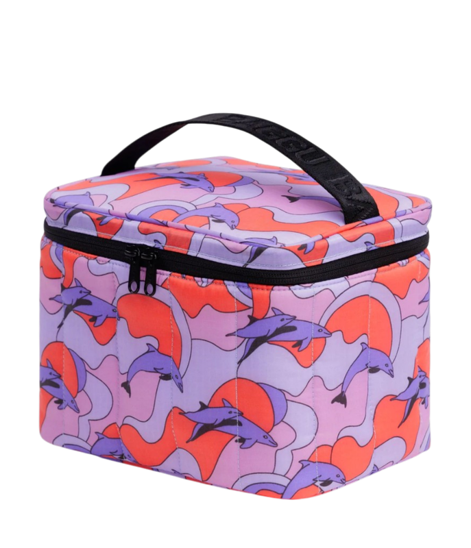 Puffy Lunch Bag:  Dolphins