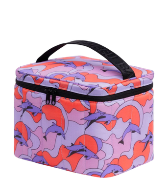 Puffy Lunch Bag:  Dolphins