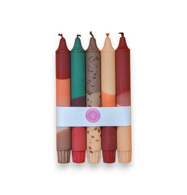 Taper Candles - pack of 5: Autumn Cozy