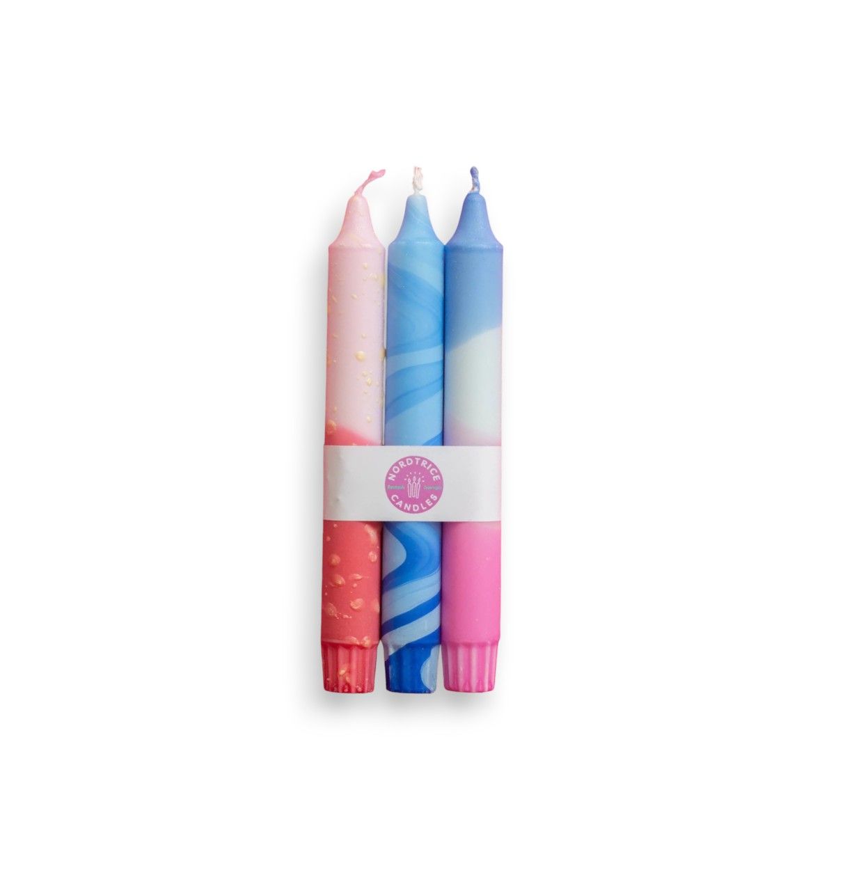 Taper Candles - Pack of 3: Summer Blue