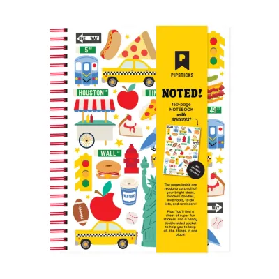 Notebook w/ Stickers: New York Novelty