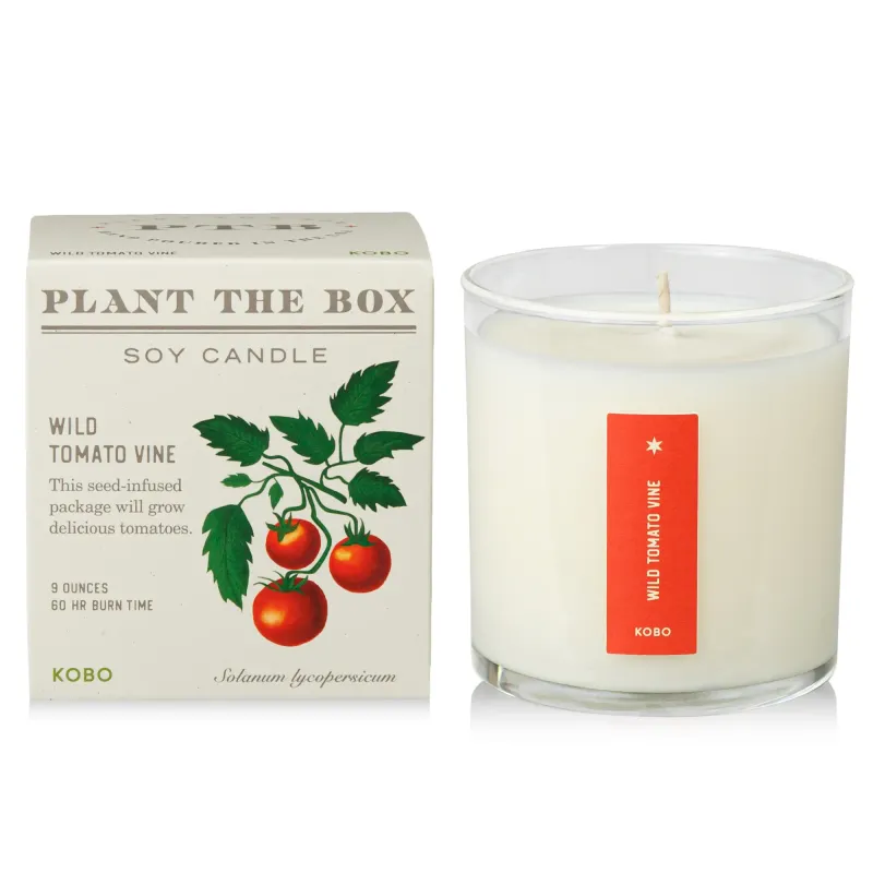 Candle - Kobo Plant The Box 10oz: Wild Tomato Vine