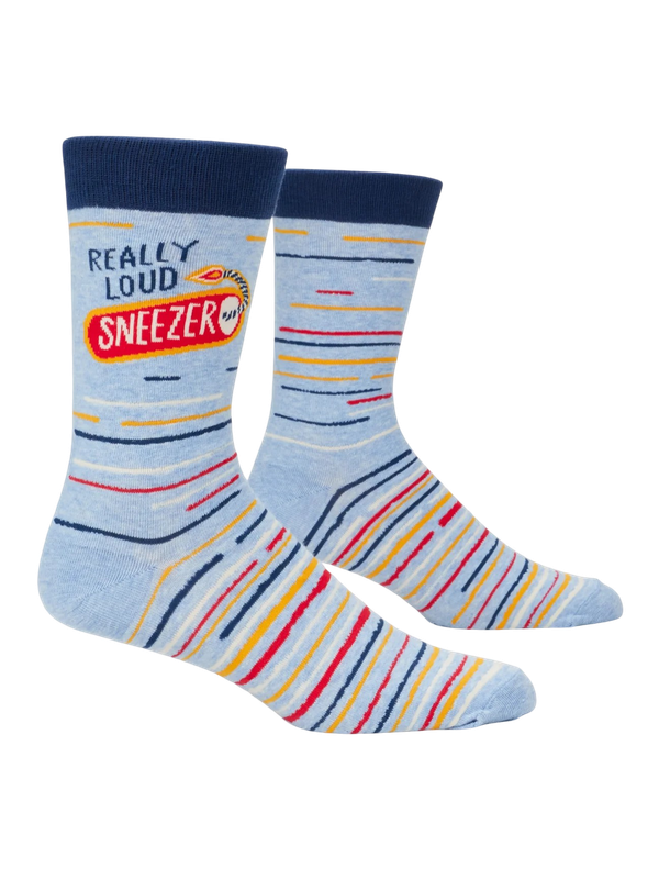 Socks - Mens Crew: Really Loud Sneezer