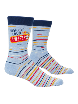 Socks - Mens Crew: Really Loud Sneezer