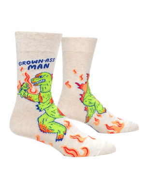 Socks - Men's Crew: Grown-Ass Man