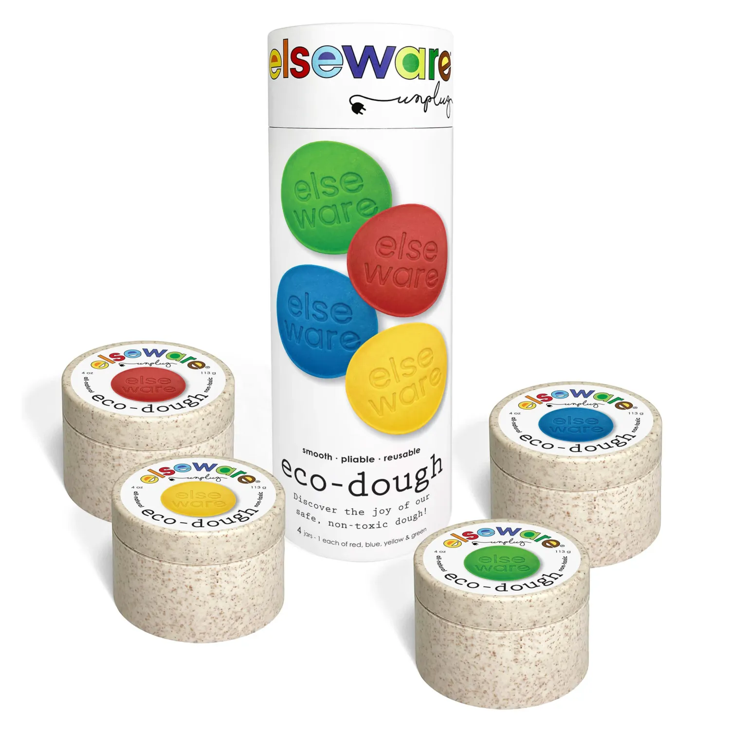 Eco Play Dough - 4 pack