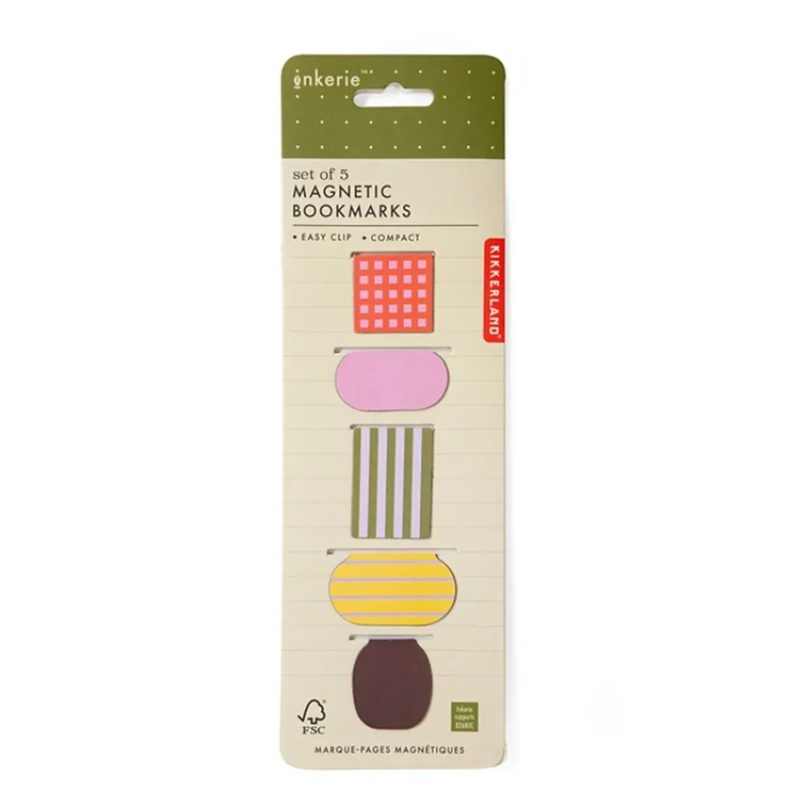 Bookmarks - Inkerie set of 5 Magnetic