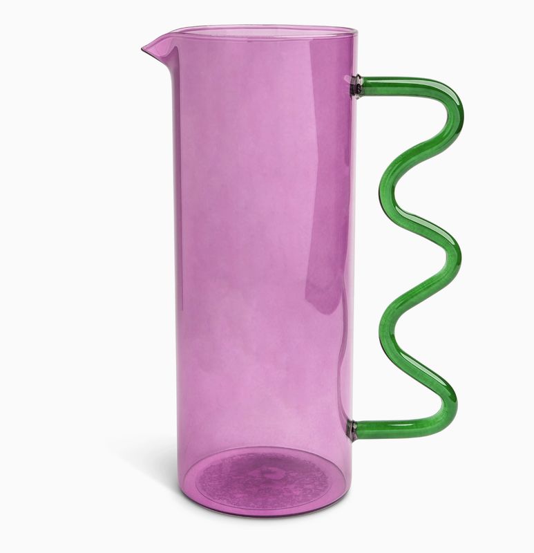 Squiggle Pitcher - Purple