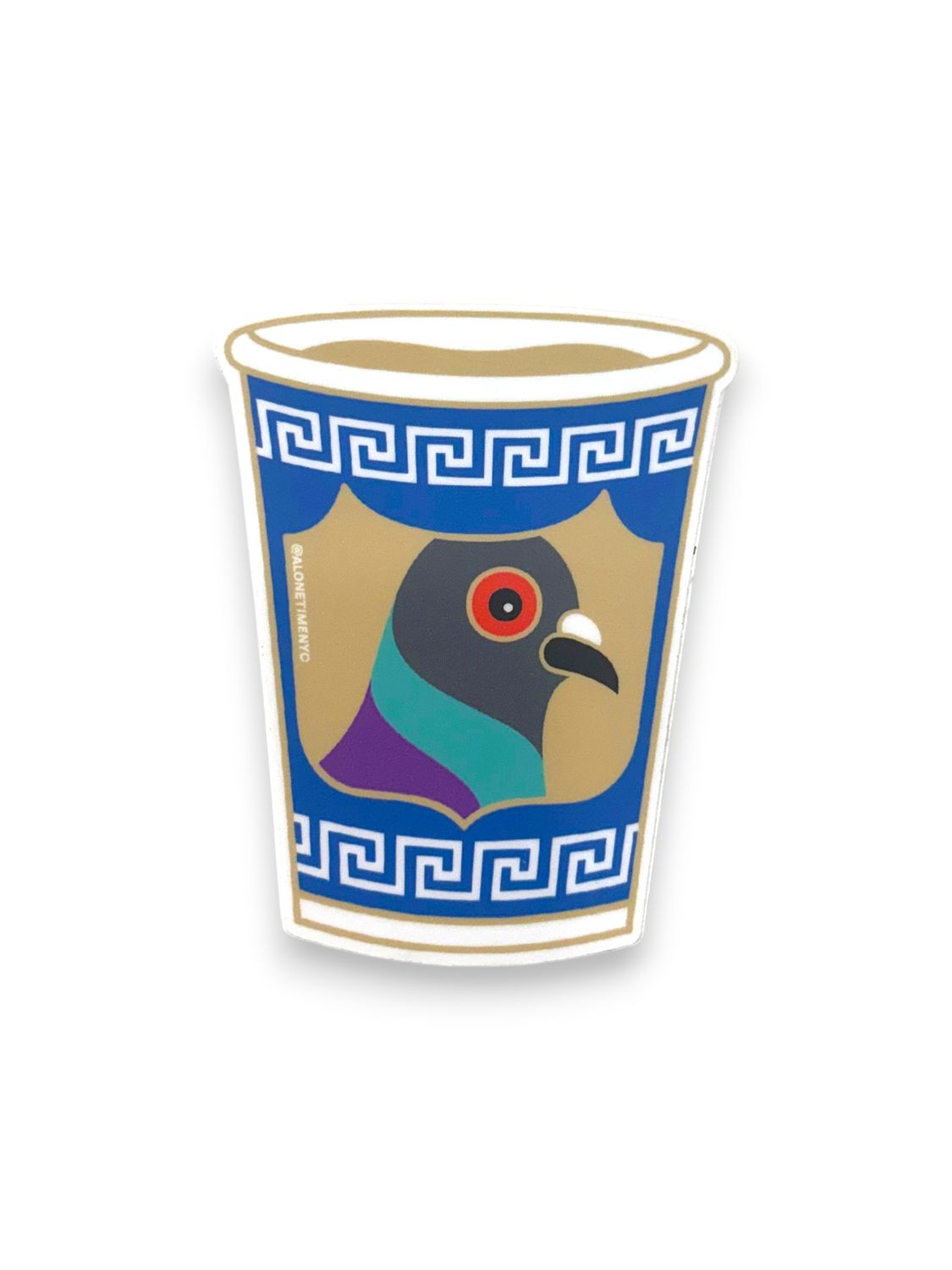 Sticker - Anthora Pigeon Cup