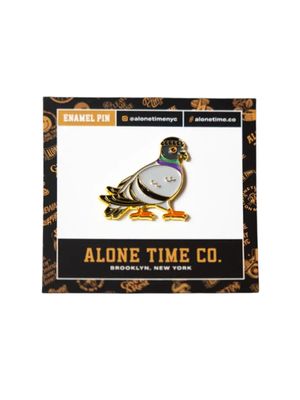 Enamel Pin - Pigeon with Beanie