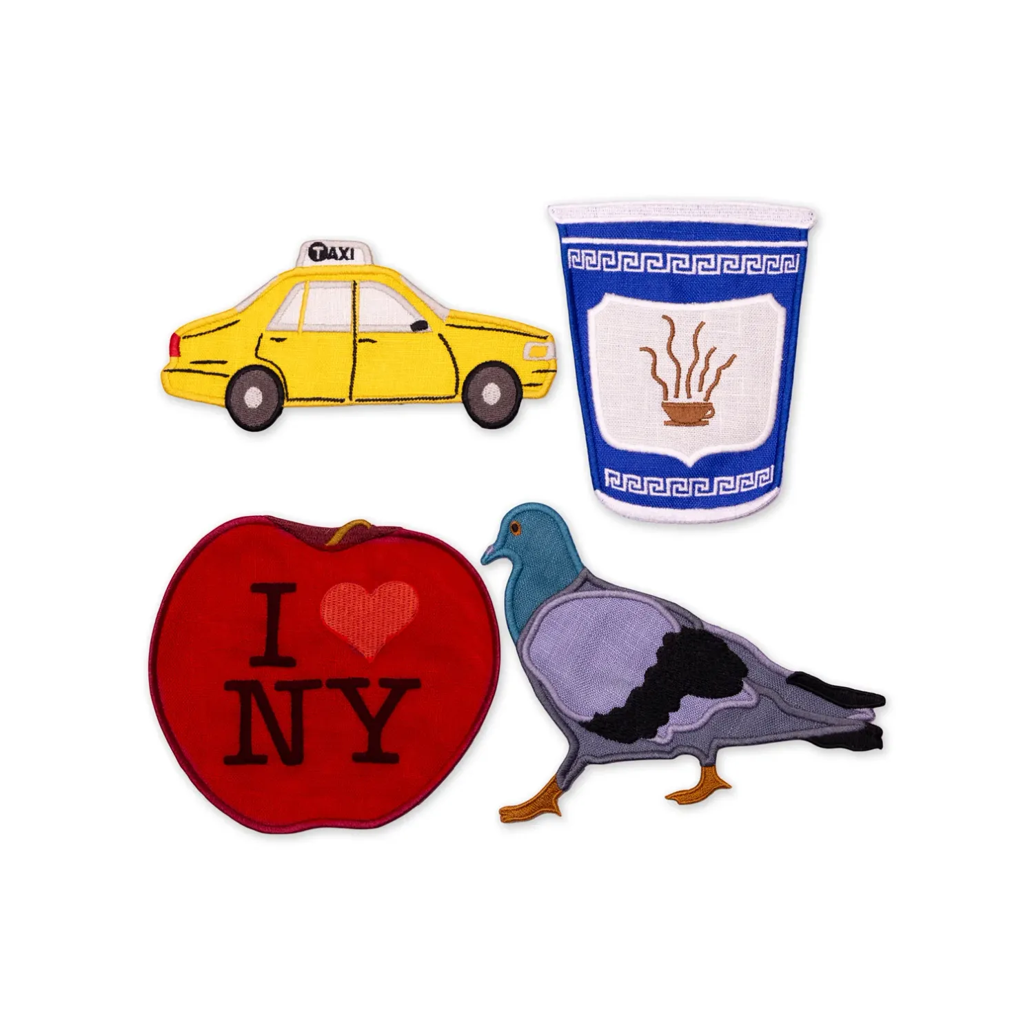 Cocktail Napkins - Cloth I Heart NY