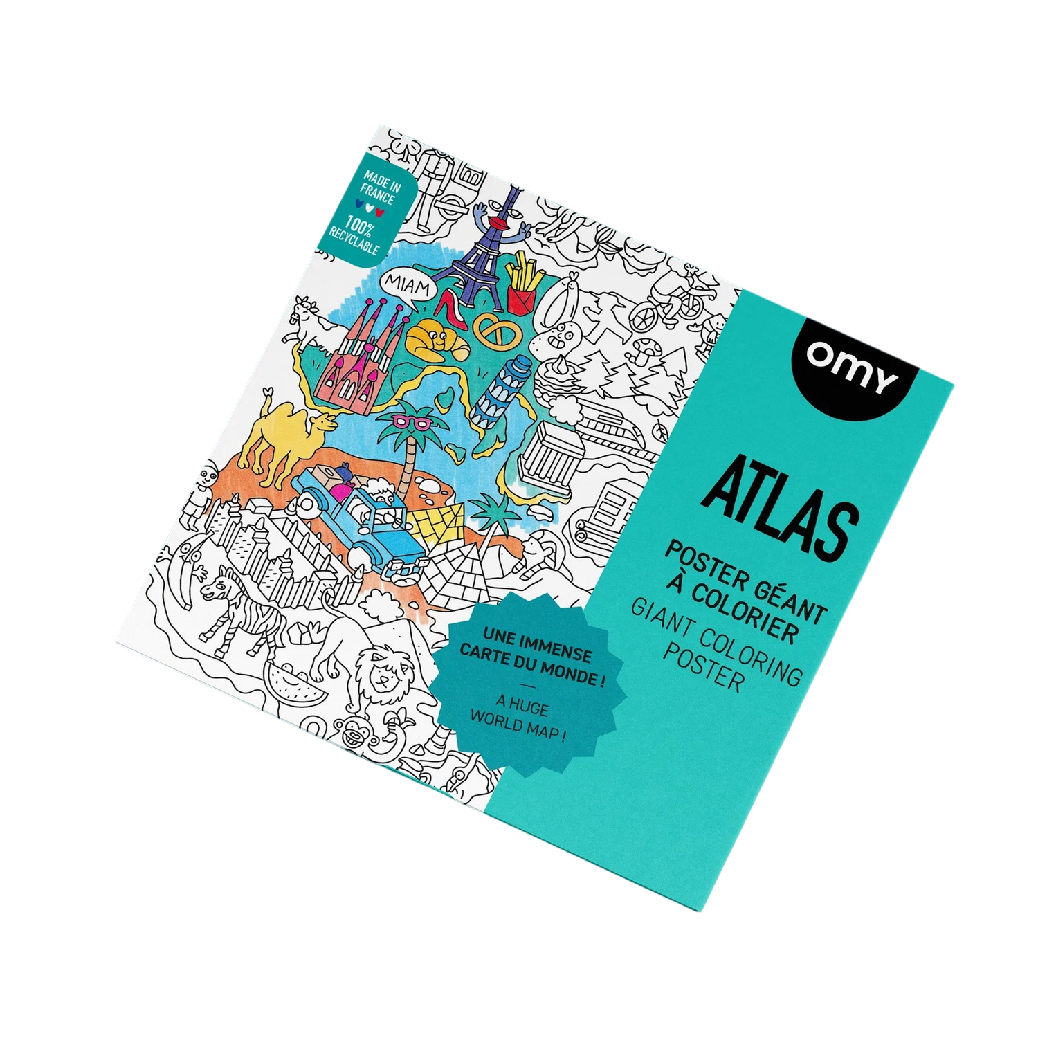 Coloring Poster - Atlas