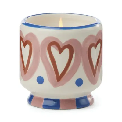 Candle - Dopo Painted Hearts: Rosewood Vanilla