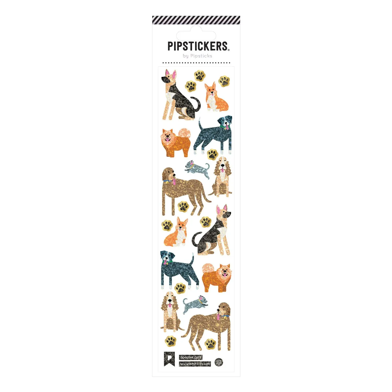 Pipsticks Sticker Sheet (Rectangle Small) - Doggone Cute