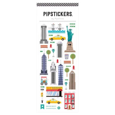 Pipsticks Sticker Sheet (Rectangle) - Iconic New York City