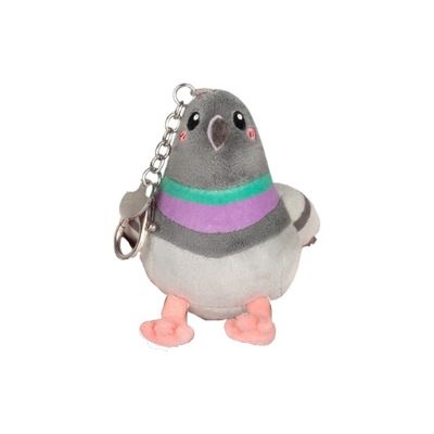 Stuffie - Micro Pigeon Keychain