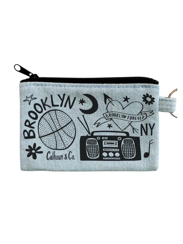 Zipper Pouch - New York:  Brooklyn Blue