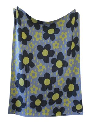 Knit Blanket - Flower Power Lagoon of Dreams