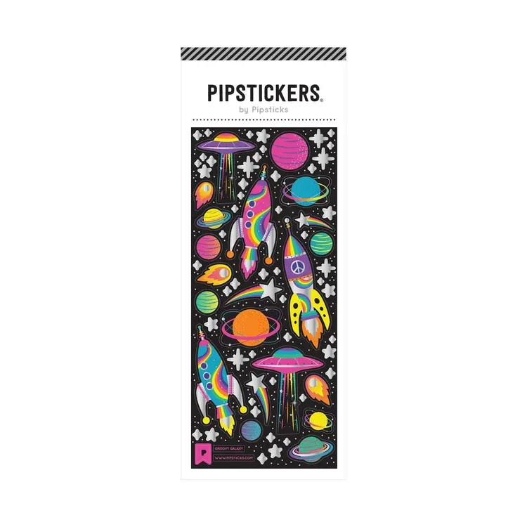 Pipsticks Sticker Sheet (Rectangle) - Groovy Galaxy